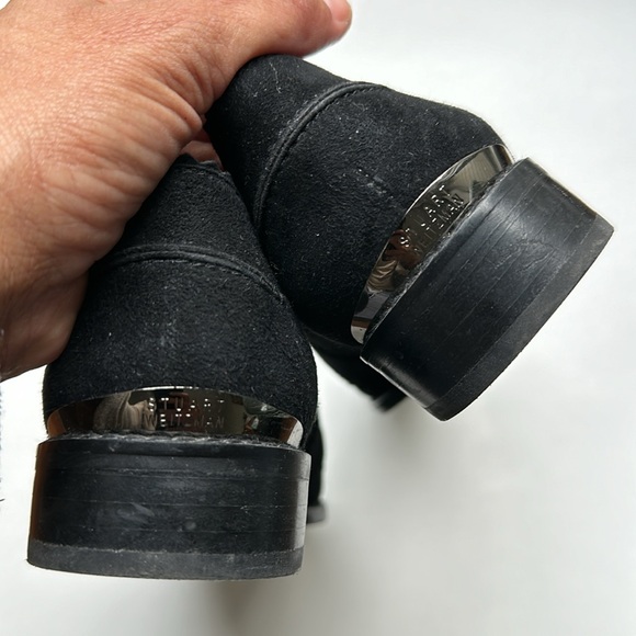 Stuart Weitzman black suede loafers - Picture 4 of 10